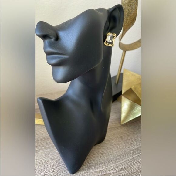 Vintage style stud earrings N363 - Picture 6 of 6